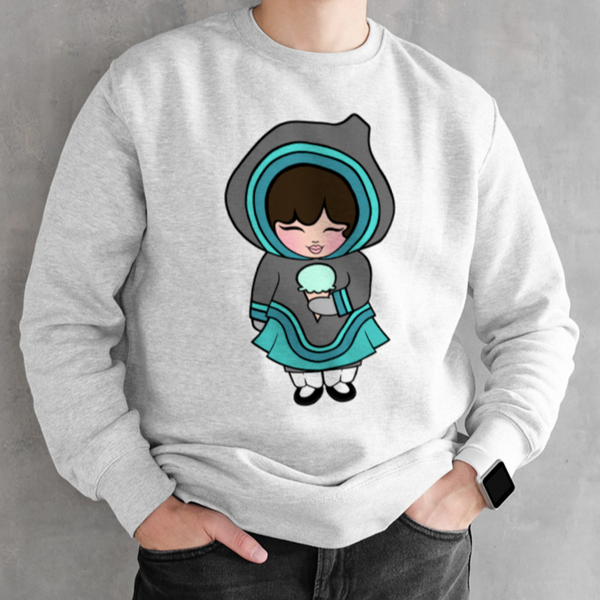 Sweatshirt - Minty Siku Girl