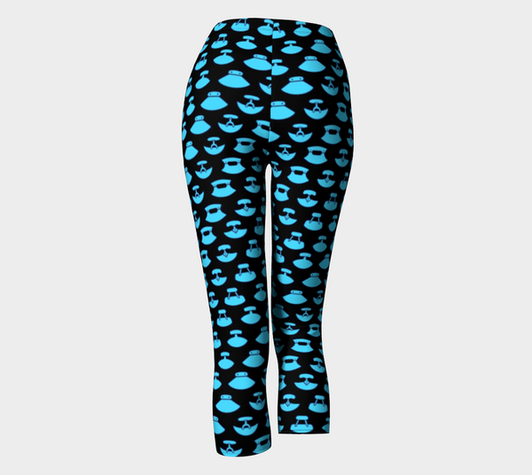 Leggings - Blue Glow Capris