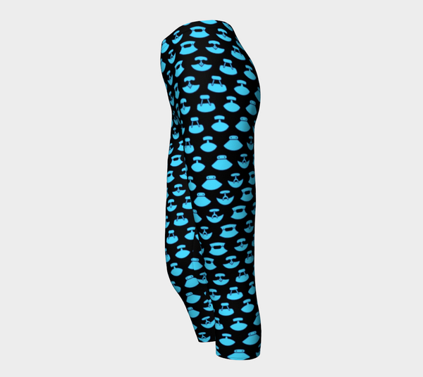 Leggings - Blue Glow Capris