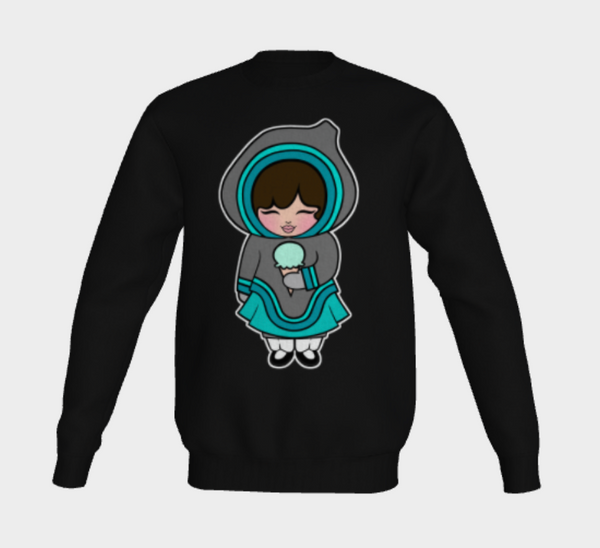 Sweatshirt - Minty Siku Girl