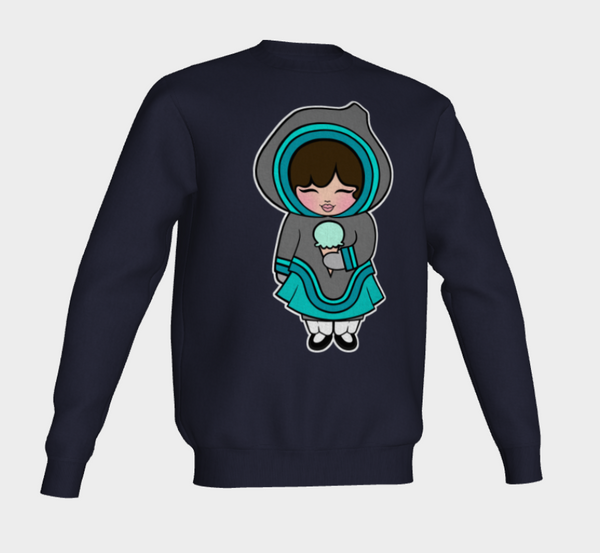 Sweatshirt - Minty Siku Girl