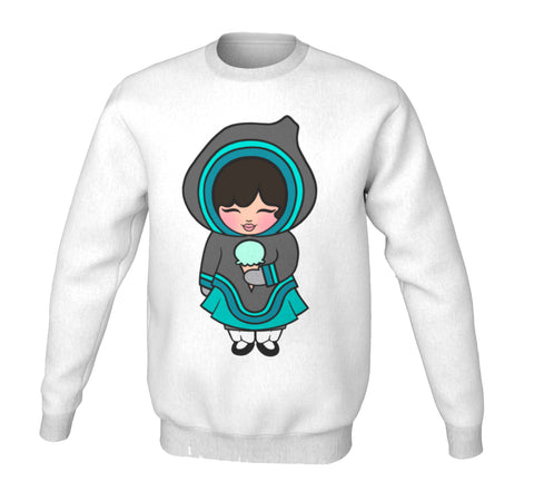 Sweatshirt - Minty Siku Girl