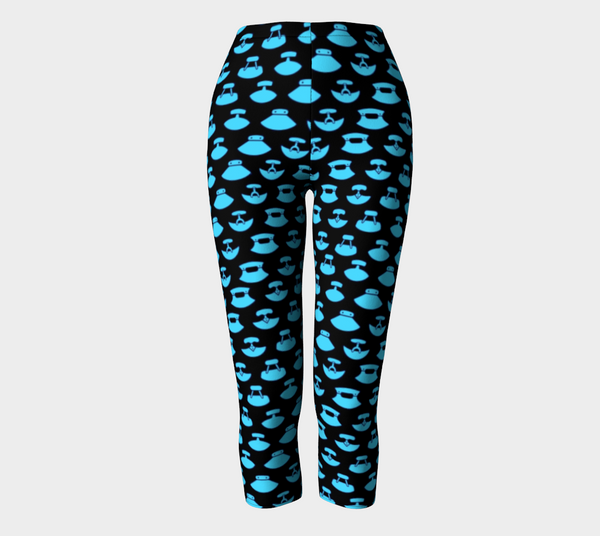 Leggings - Blue Glow Capris