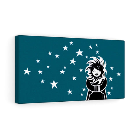 Wall Canvas - Starry Night [Teal]